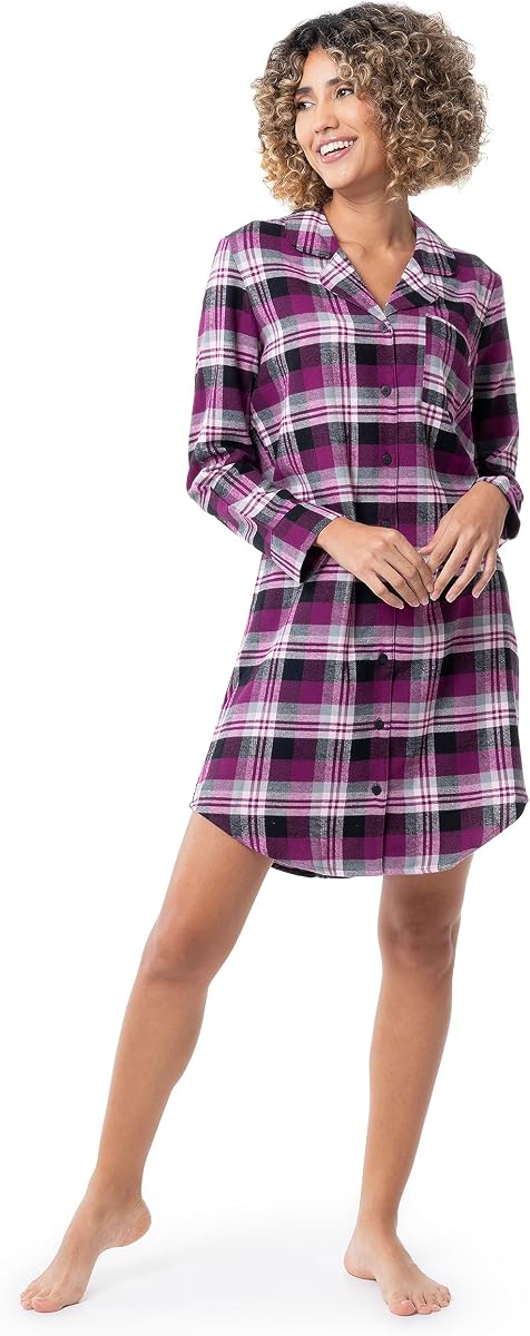Women's Flannel Sleep Shirt