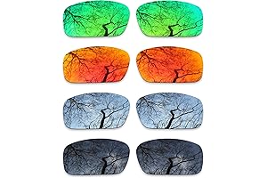 Set of 4 Polarized Replacement Lenses Compatible with Oakley Crankshaft OO9239
