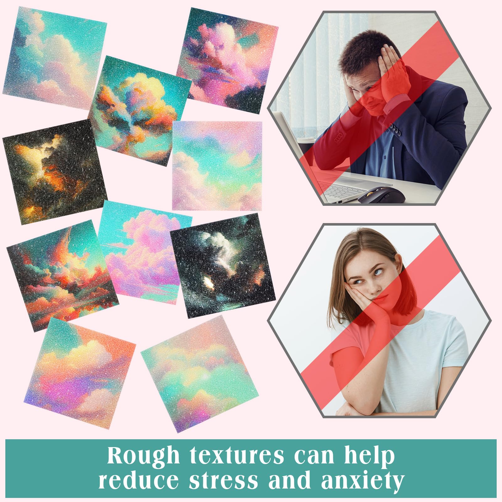 Snapklik.com : Seajan 50 Pieces Calm Stickers Anxiety Sensory Stickers ...