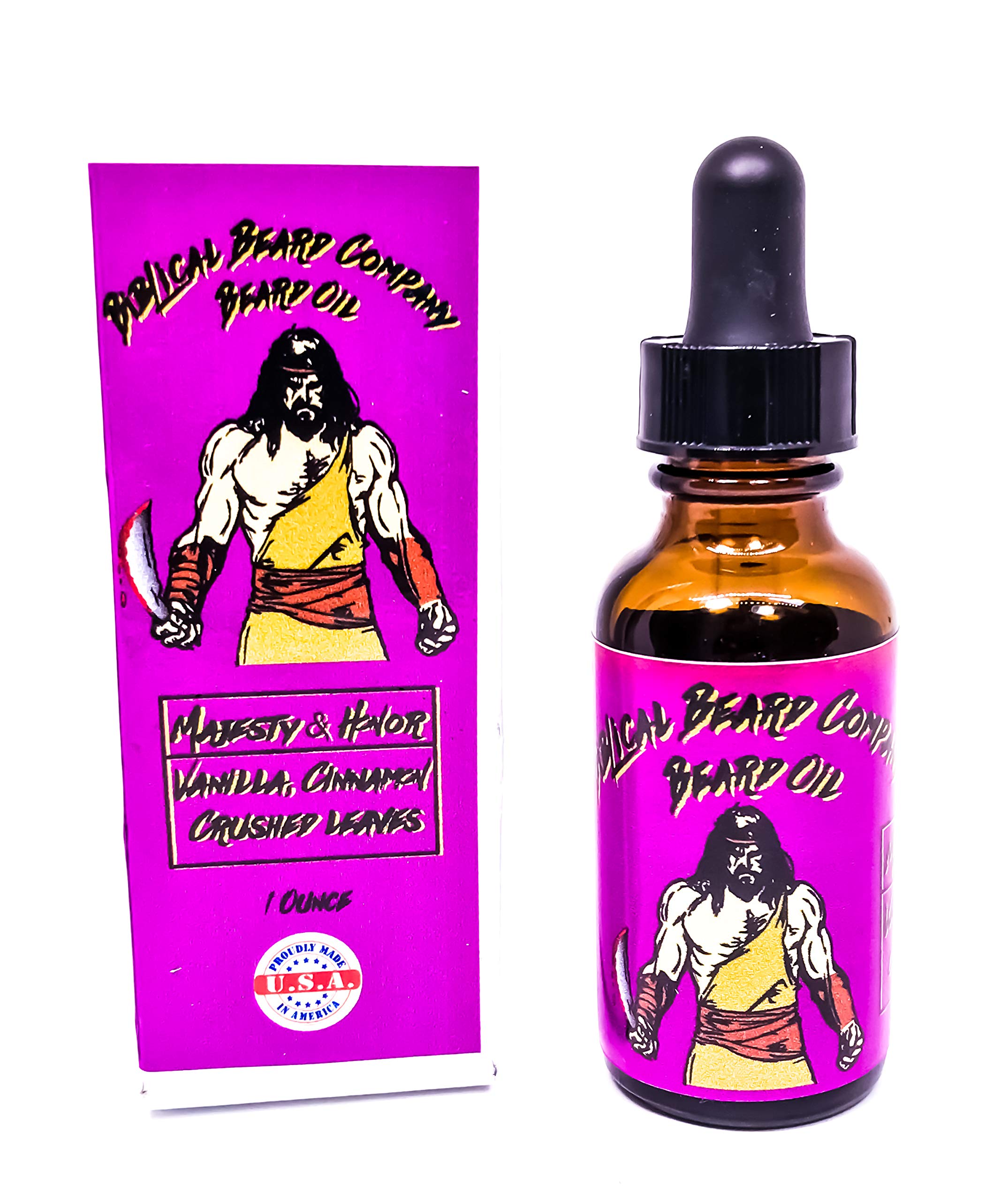 Biblical Beard Company - Beard Oil - Majesty & Honor Scent - Made in USA - All Natural