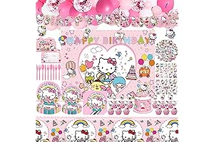 Kawaii Hello Kitty Birthday Party Decorations Set: The Purrfect Way to Celebrate...
