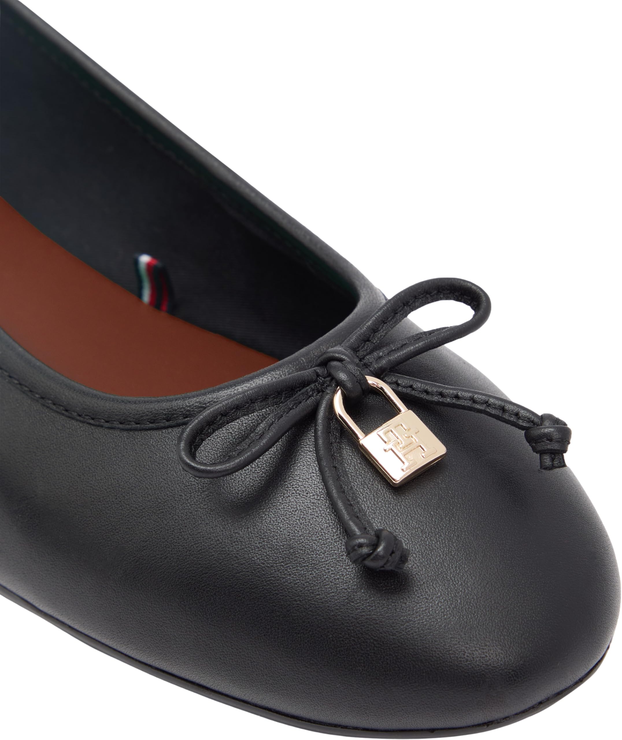 Tommy Hilfiger Adaptive Hilfiger Smooth Lthr Ballet Fw0fw09006 BallerineDonna