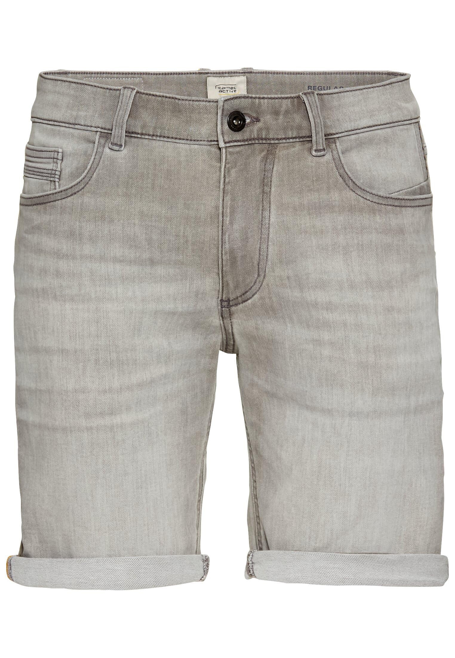 camel active Herren fleXXXactive® Jeansshorts im Regular Fit