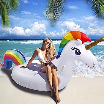 massive unicorn float