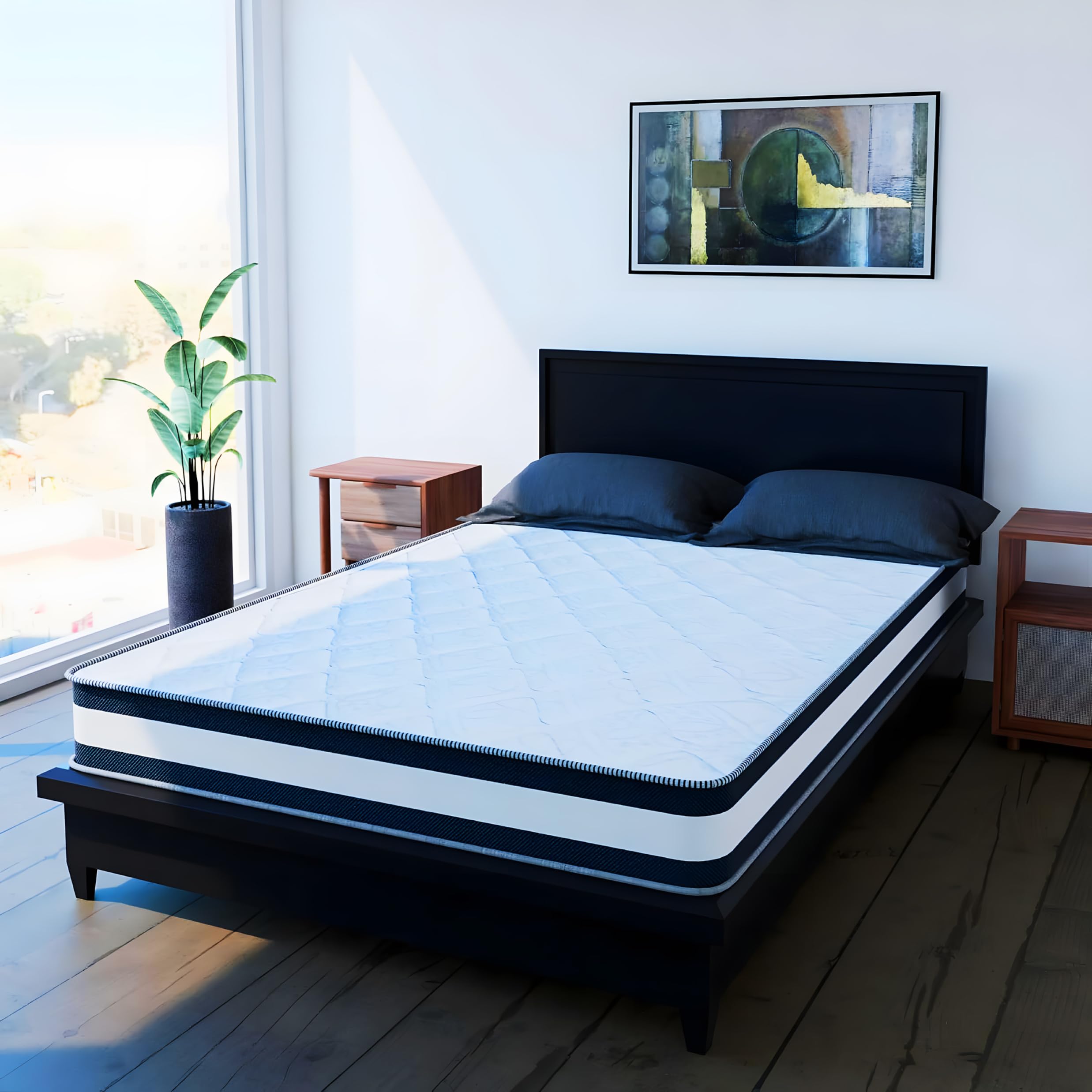 MUUN – Materasso Matrimoniale 160x200 cm in Memory Foam, Alto 26 cm, Ortopedico e Traspirante, Supporto Ergonomico per il tuo Letto. Sfoderabile, Anallergico e Semplice da Pulire. Modello Fenice