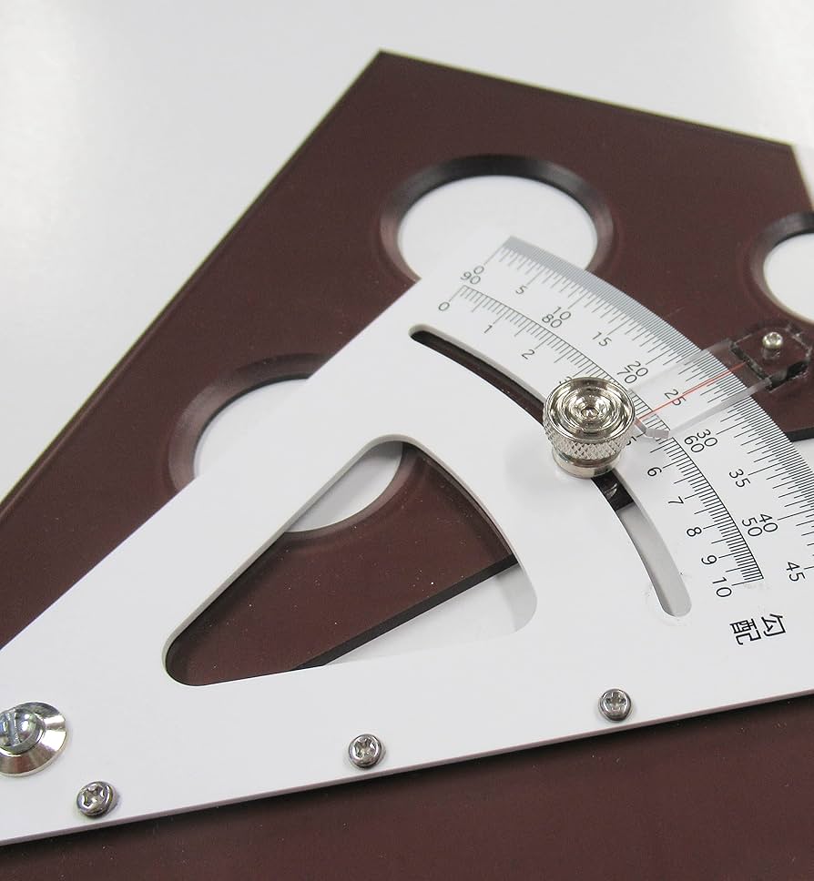 Amazon | ウチダ 精密勾配定規 20cm 1-810-0000 | テンプレート 通販