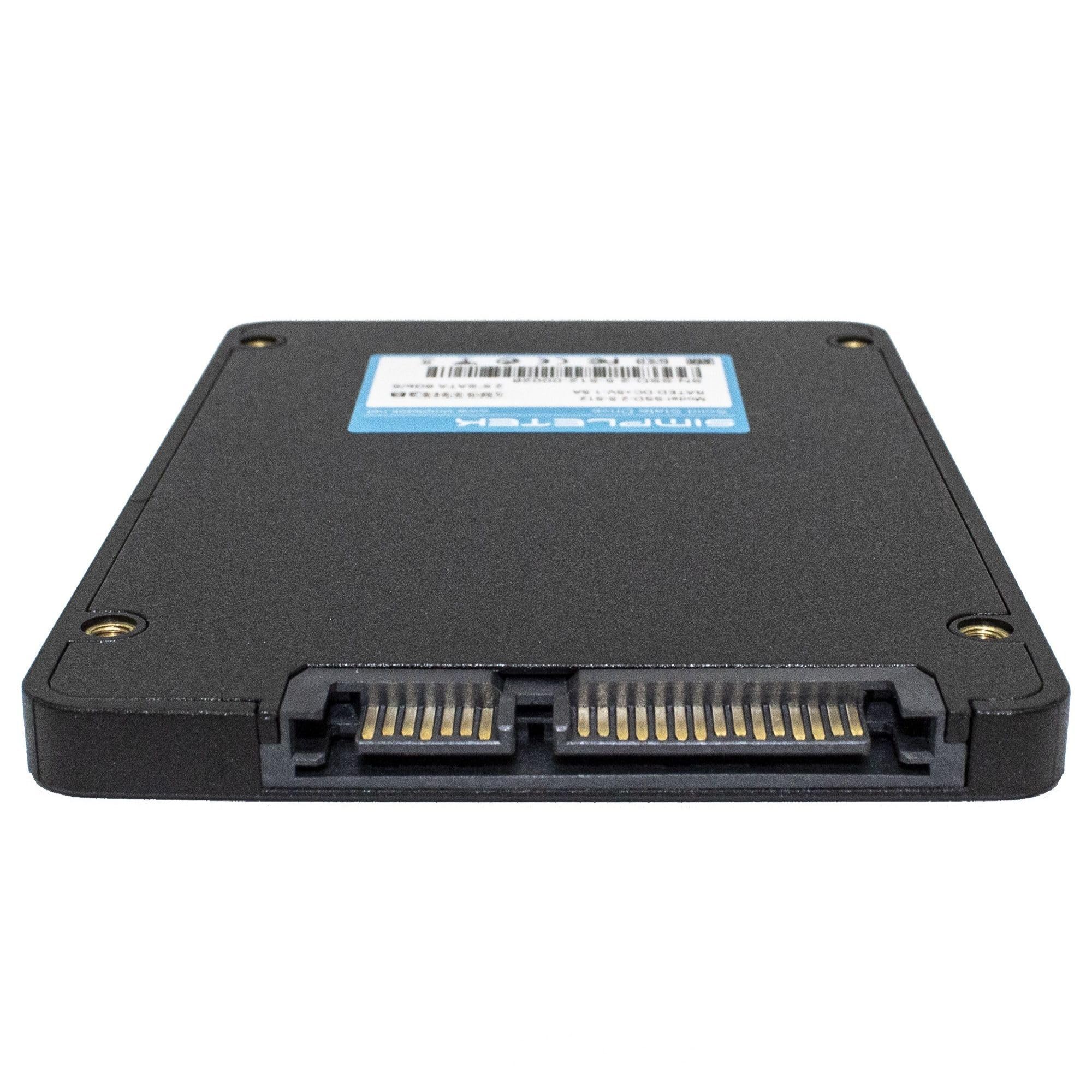 SIMPLETEK Wewnętrzny dysk SSD 2,5" SATA III | Dysk SSD 256 GB | 6 Gb/s, odczyt 550 MB/s i zapis 520 MB/s