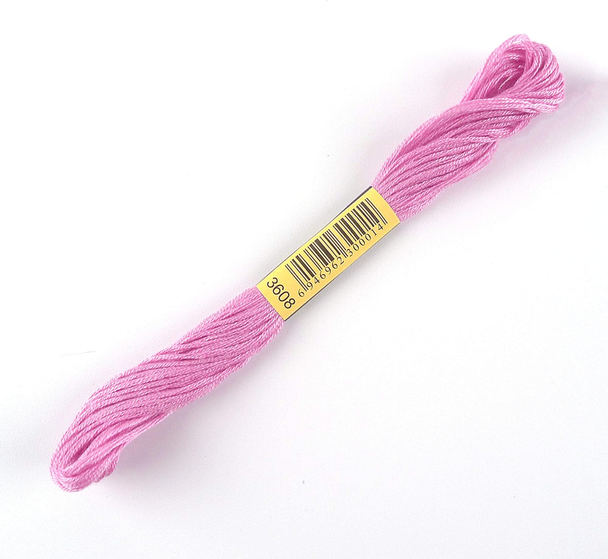 (R) 1 x Cross Stitch Thread Mixed DMCCOLOUR Floss Thread for Embroidery Cotton Sewing Skeins Embroidery Thread Floss Kit Color Code 943~3756 (3608)