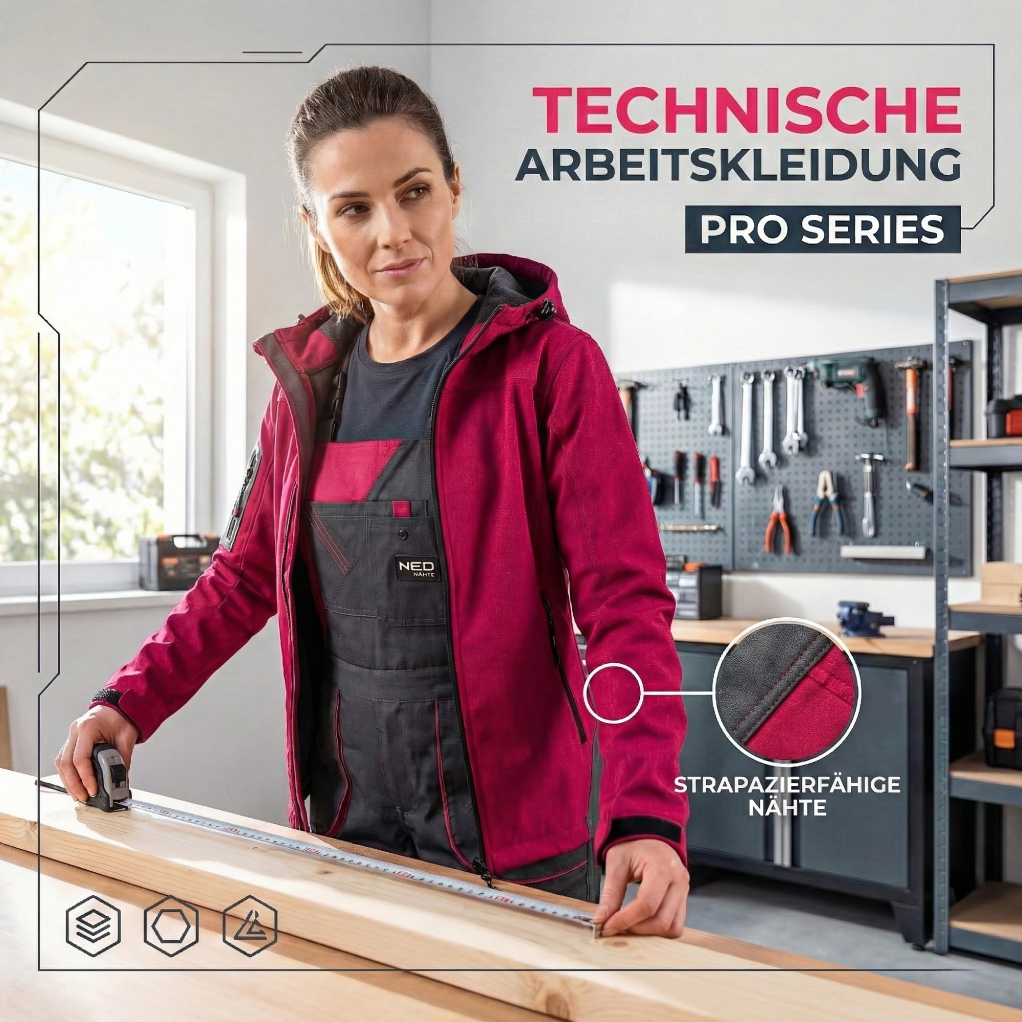 NEO TOOLS Kombinezon roboczy Kobiety x