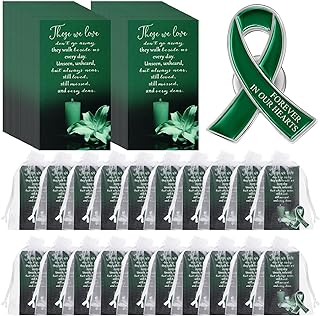 Unittype 60 Set Funeral Ribbon Pins Awareness Lapel Pin