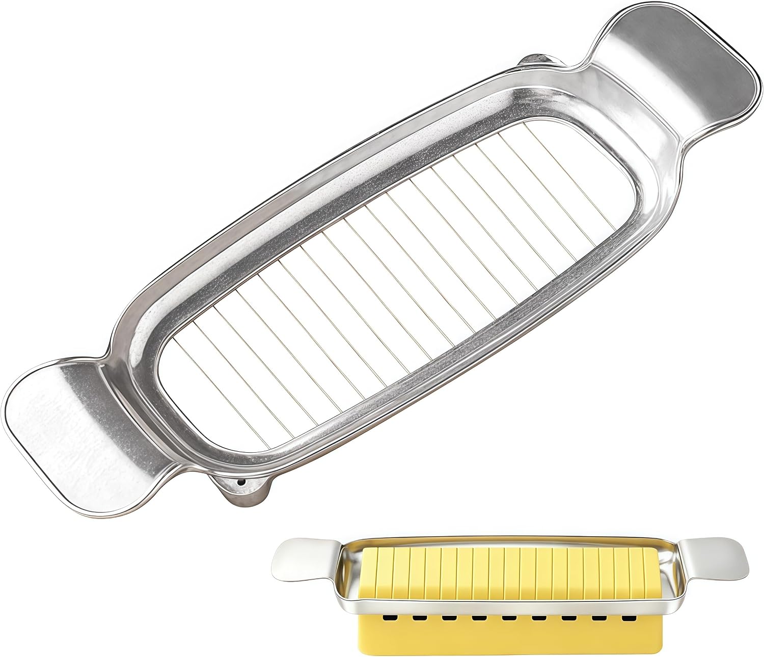 Stainless Steel Butter & Cheese Slicer Cutter，Wire Cheese Slicer