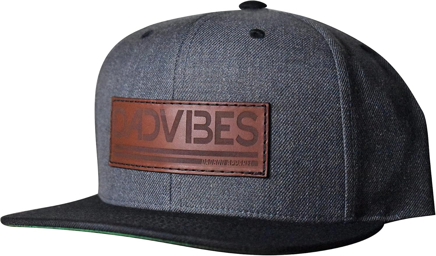 DadVibes Dad Hat - Snapback Baseball Cap Mens Leather Patch