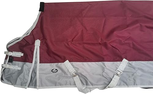 Miniatura 18 de 1200Denier - Manta impermeable y transpirable para caballo (78", azul real)