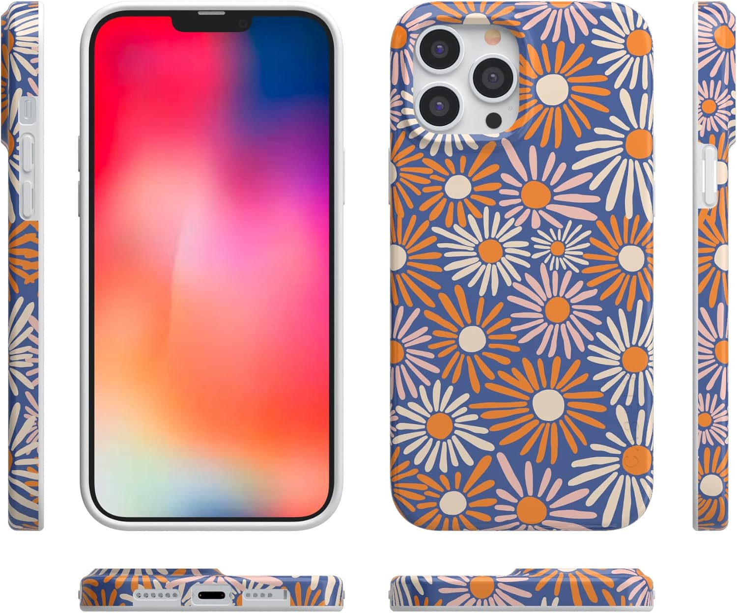 Casely iPhone 13 Pro Case | Spring Forward | Daisy Floral | Compatible with MagSafe | Classic Ultra Slim Design