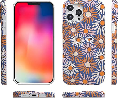 Miniatura 2 de Casely Funda para iPhone 13 Pro  Compatible con MagSafe  Spring Forward  Funda para teléfono con diseño floral de margaritas