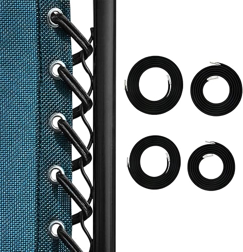 Miniatura 10 de SunnyZoo Cables de repuesto profesional para herramienta de reparación reclinable de gravedad cero para silla de salón (marrón, 8 cordones)