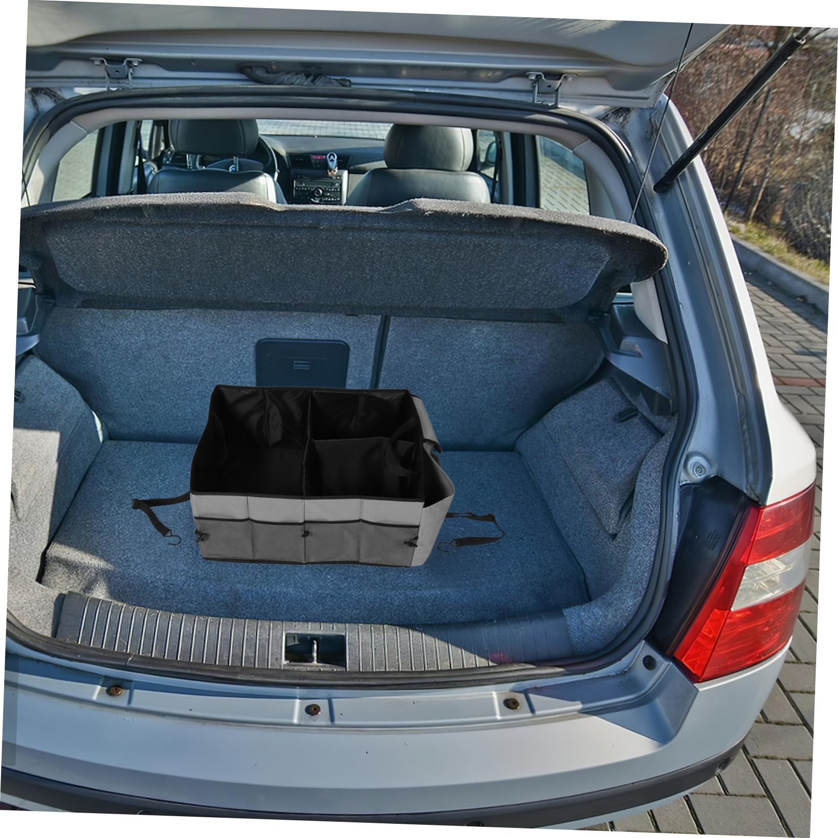 Gatuida Poliestere Organizer Multi-scomparto Bagagliaio in Pieghevole Auto