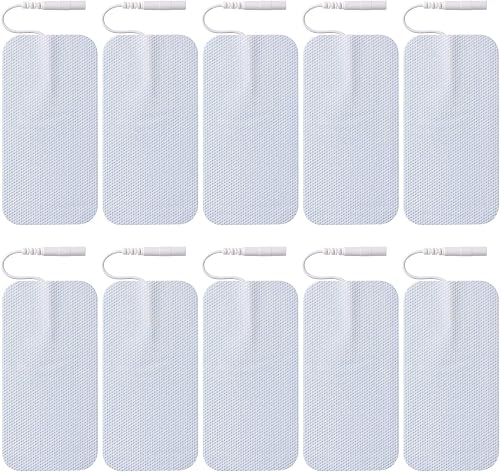 LiteTour 10 Pieces Large Electrode Pads for TENS Unit Rep…