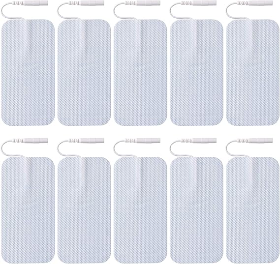 LiteTour 10 Pieces Large Electrode Pads Premium Reusable