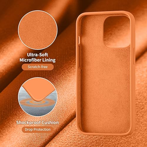 Miniatura 6 de Cordking funda para teléfono para iPhone 13 Pro, funda ultradelgada de silicona, funda protectora a prueba de golpes con forro de microfibra