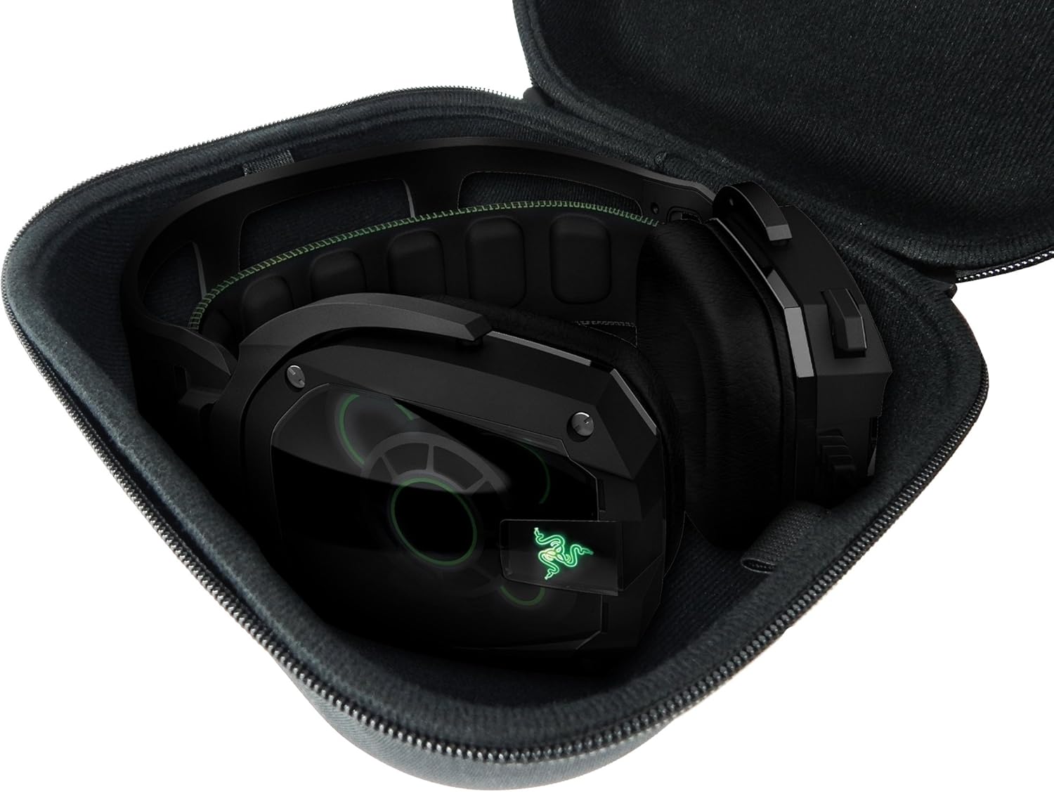 CASEMATIX Gaming Headphone Case Compatible with Razer Kraken X, Chroma, Man O War, Tiamat and More – Case Only