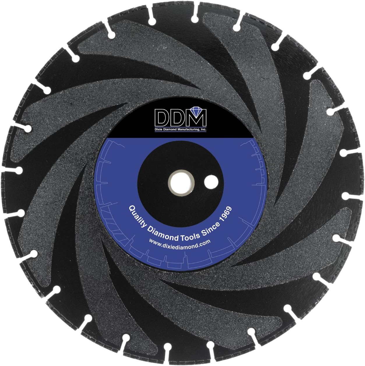 Dixie Diamond Manufacturing DUCT1620 Ductile Iron Blade Premium Grade for Dry/Wet Cutting, 16