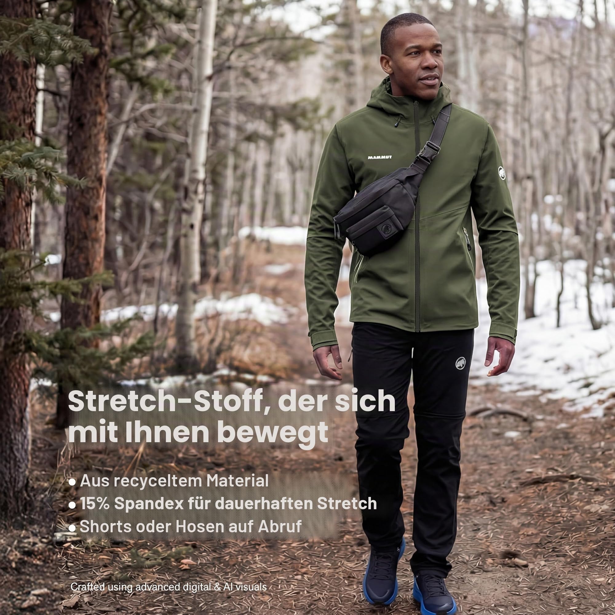 Mammut Outdoor-Hose mit Reißverschluss für Herren