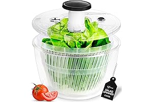 Large Pump Salad Spinner with Drain: Ultimate Kitchen Helper for Effortless Food Preparation