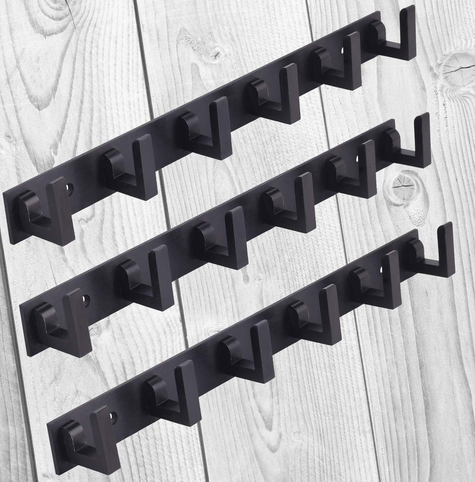 6 Pin Metal Bathroom Cloth Hooks Hanger