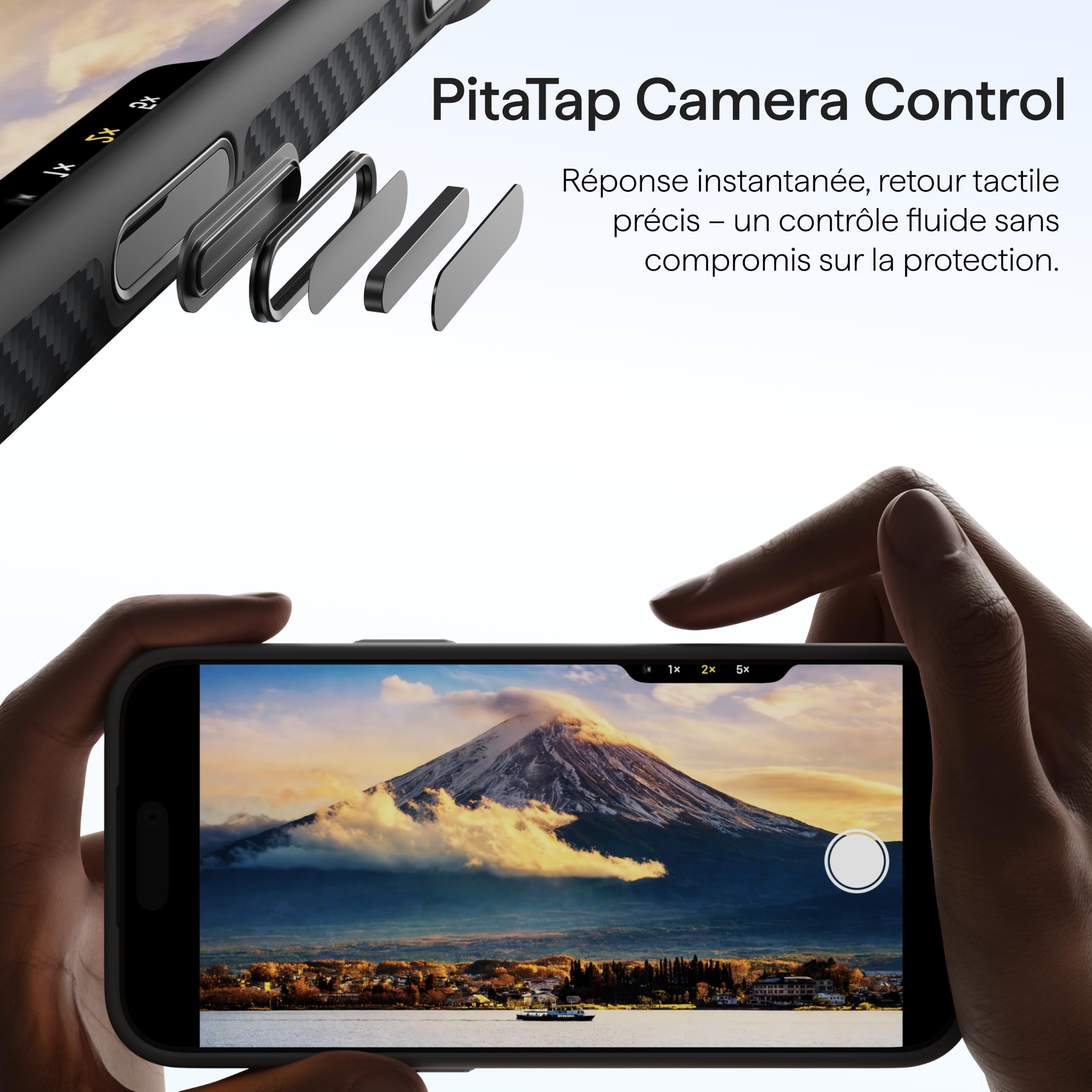 pitaka Coque Aramid Intégral pour iPhone 18 Pro Max Magnétique Elégant Noir