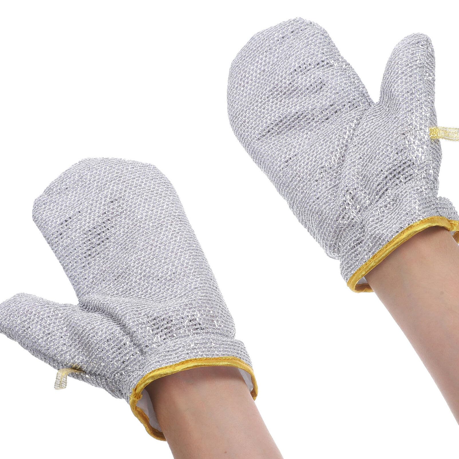 GEOCELL 1 Pair Cut Resistant Glove Stainless Steel Wire Metal Mesh Work Gloves Dishes Washing Glove for Kitchen, Fishing, Wood Carving and Gardening (B0CY2FP8Z6) Amazon Price History, Amazon Price Tracker