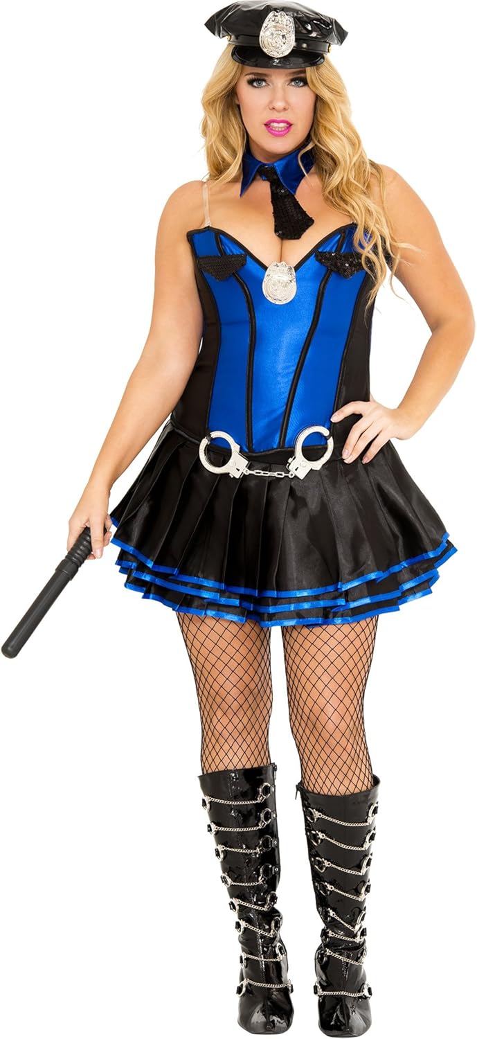 MUSIC LEGS Women's Plus-Size Irresistible Officer Plus Size