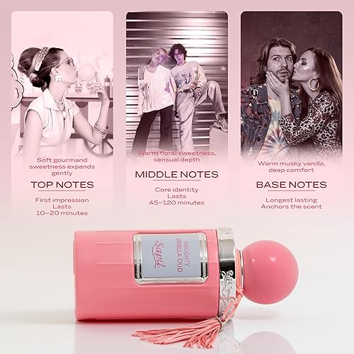 Miniatura 4 de Sapil Naughty Vanilla Oud Eau De Parfum para mujer  Perfume de vainilla dulce y caramelo de larga duración con almizcle, ámbar y Oud  Fragancia de