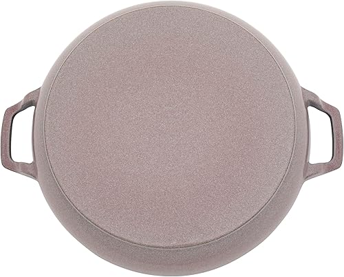 Miniatura 5 de STAUB Estofador de hierro fundido de 3.5 cuartos con tapa de vidrio - Lila