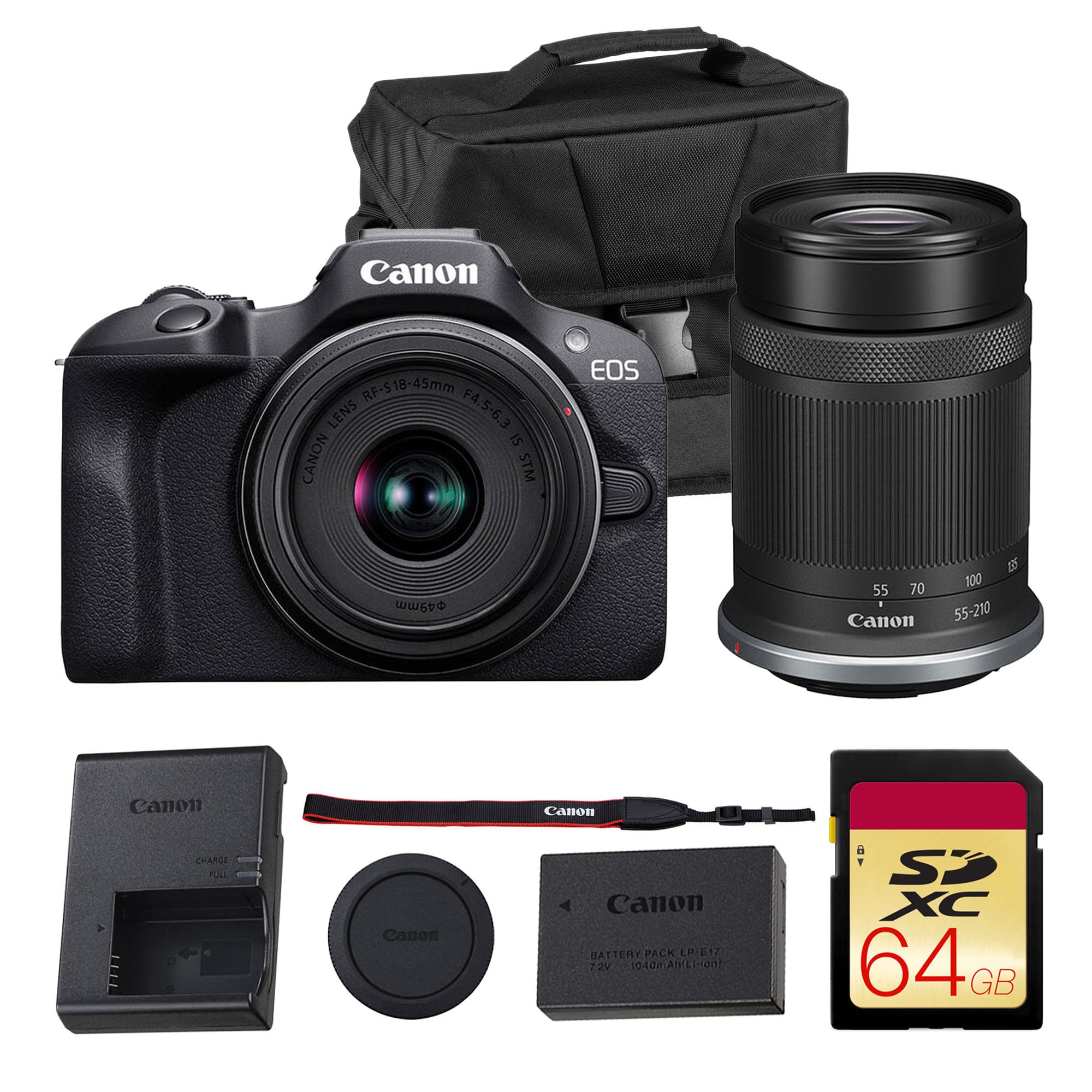 Amazon.com : Canon EOS R100 Mirrorless Camera Kit – APS-C RF