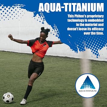 سوار Phiten DUO Titanium - سوار سيليكون رياضي مقاوم للماء سوار للشفاء البديل - منطقة Elastomer مع مجال التيتانيوم الصغير