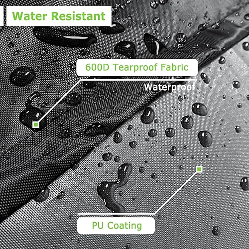 Miniatura 3 de Fundas impermeables para muebles de exterior, resistentes 600D, fundas para muebles de patio, fundas para mesas y sillas de exterior, 126 x 126 x 28