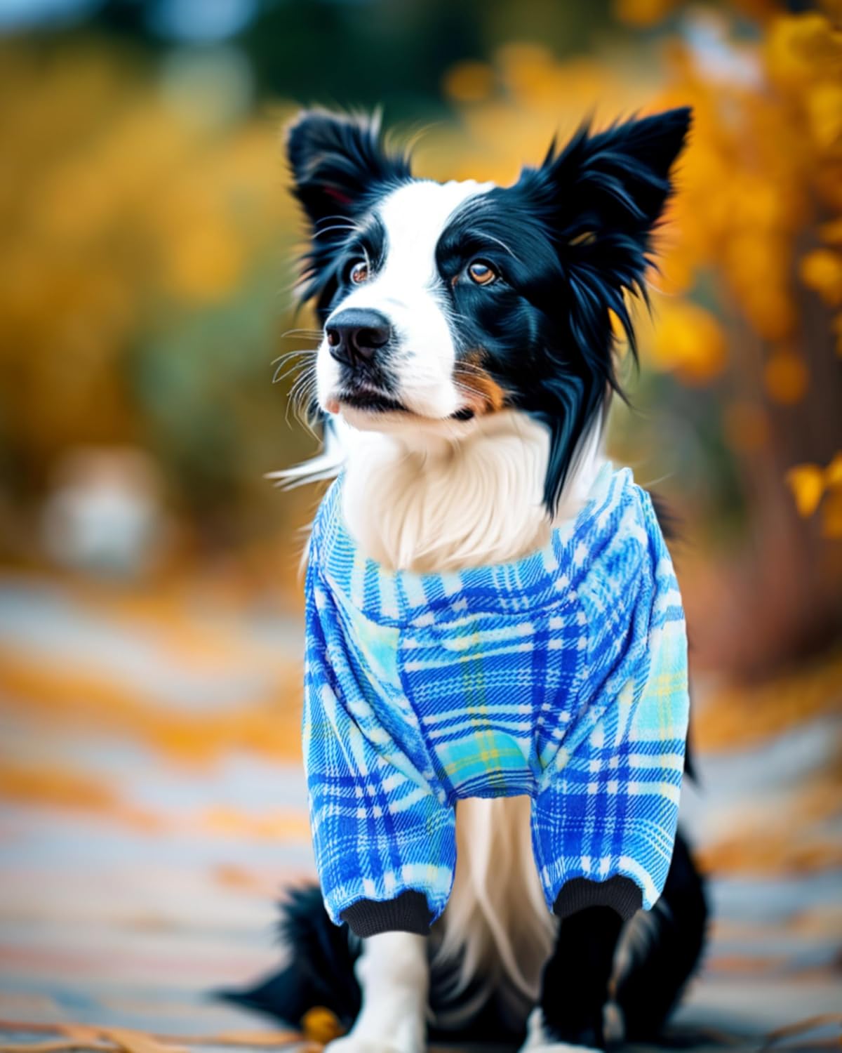 PET SHOW 4 Pack Small Dog Pajamas Cute Dinosaur Monster Clothes for Medium Dogs Soft Stretchy PJs Plaid Jumpsuit Puppy Cats Tie Dye Onesies Outfits with Sleeve Pets Dachshund Costume(M, Blue for Boys)