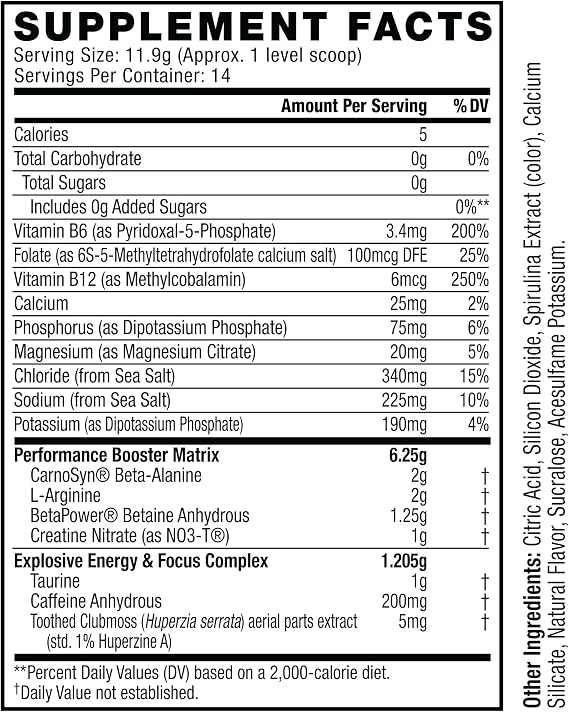 C4 Sport Pre Workout, 200mg Caffeine, Frozen Bombsicle, 14 Servings