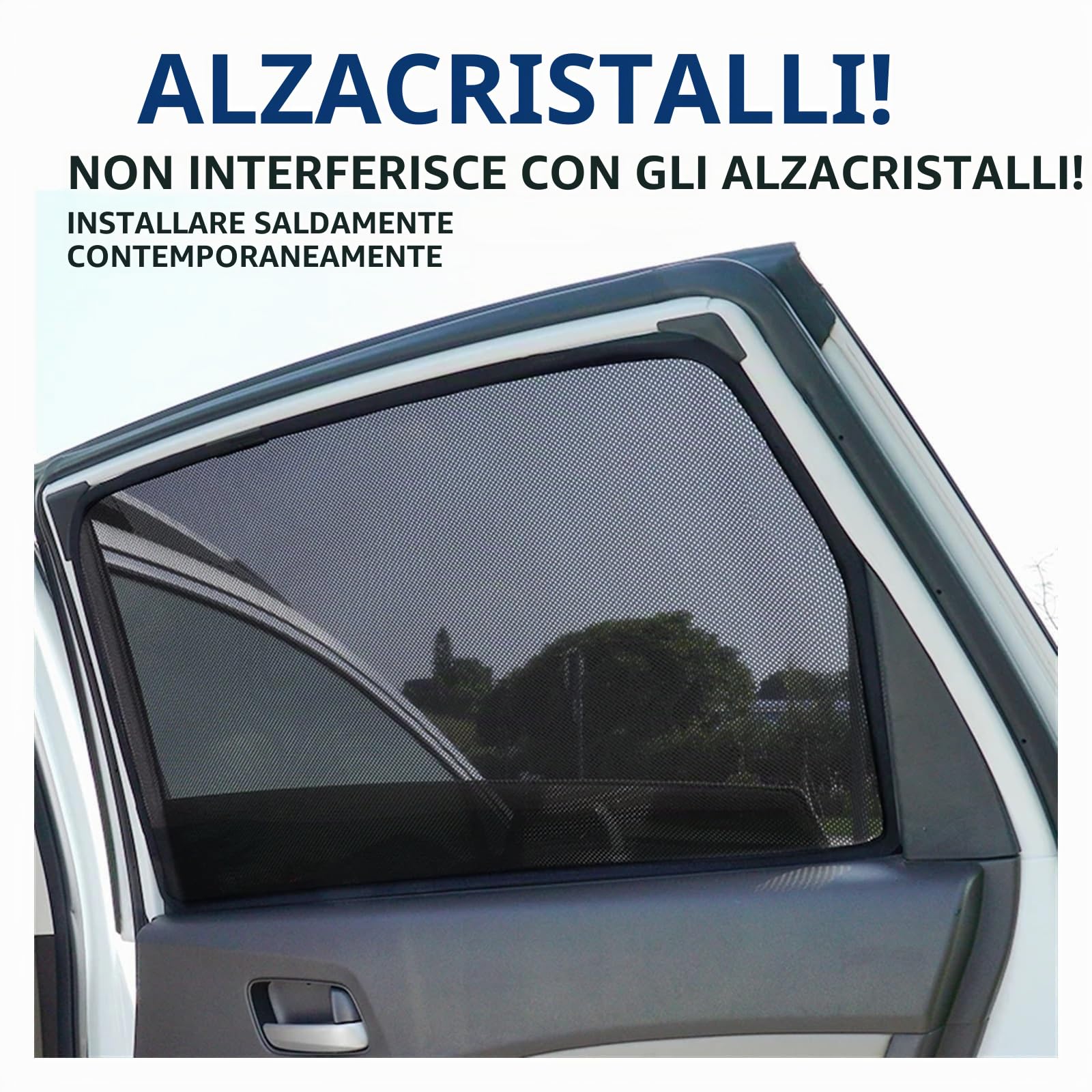 Tendine Parasole Auto Tende Oscuranti per Dacia Bigster SUV 2025, Finestrini Protezione Solare Lock Raggi UV Oscuranti Vetri Auto,8pcs Wholecar