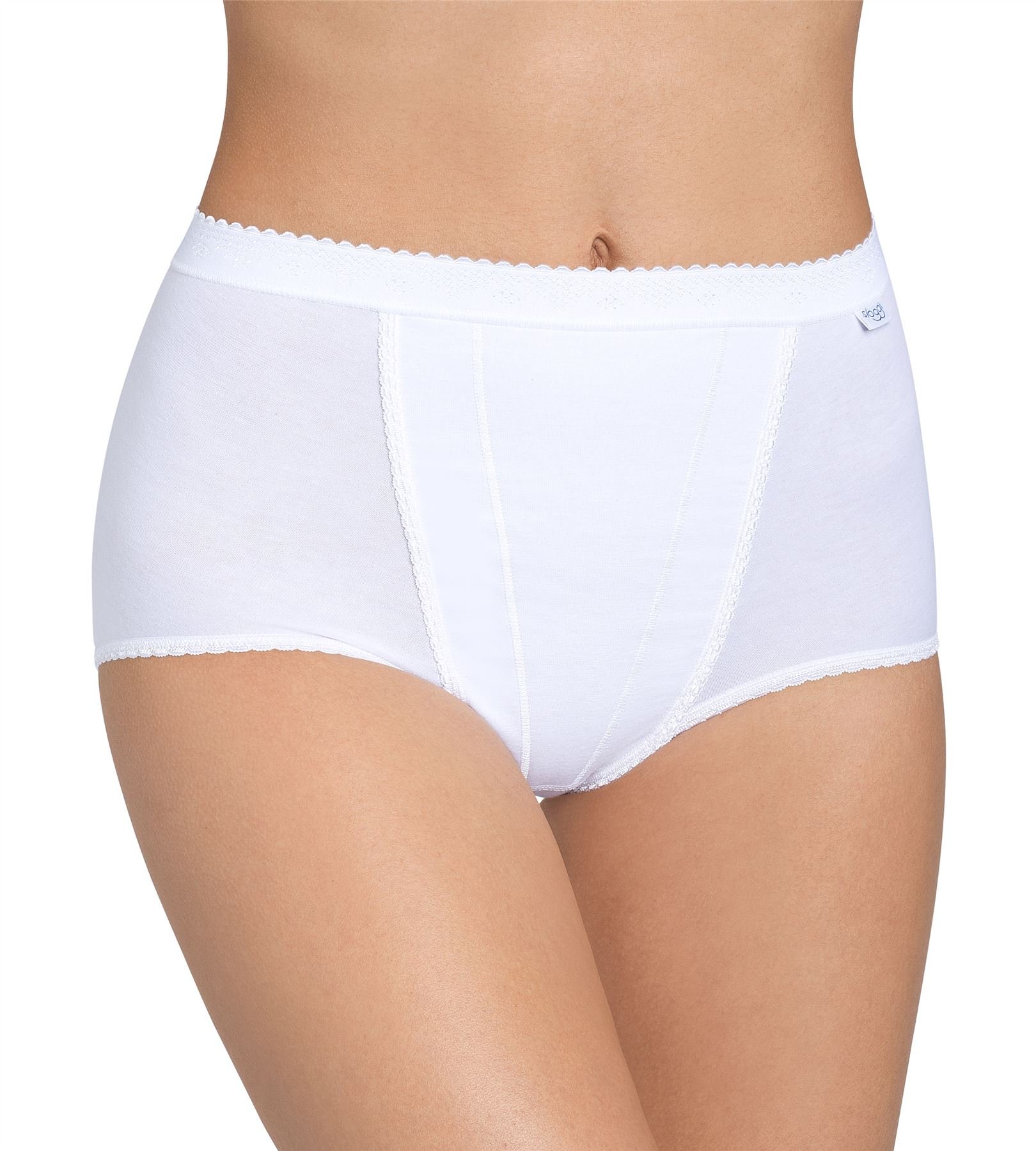 Sloggi Women's Maxi Brief - White - Size 24