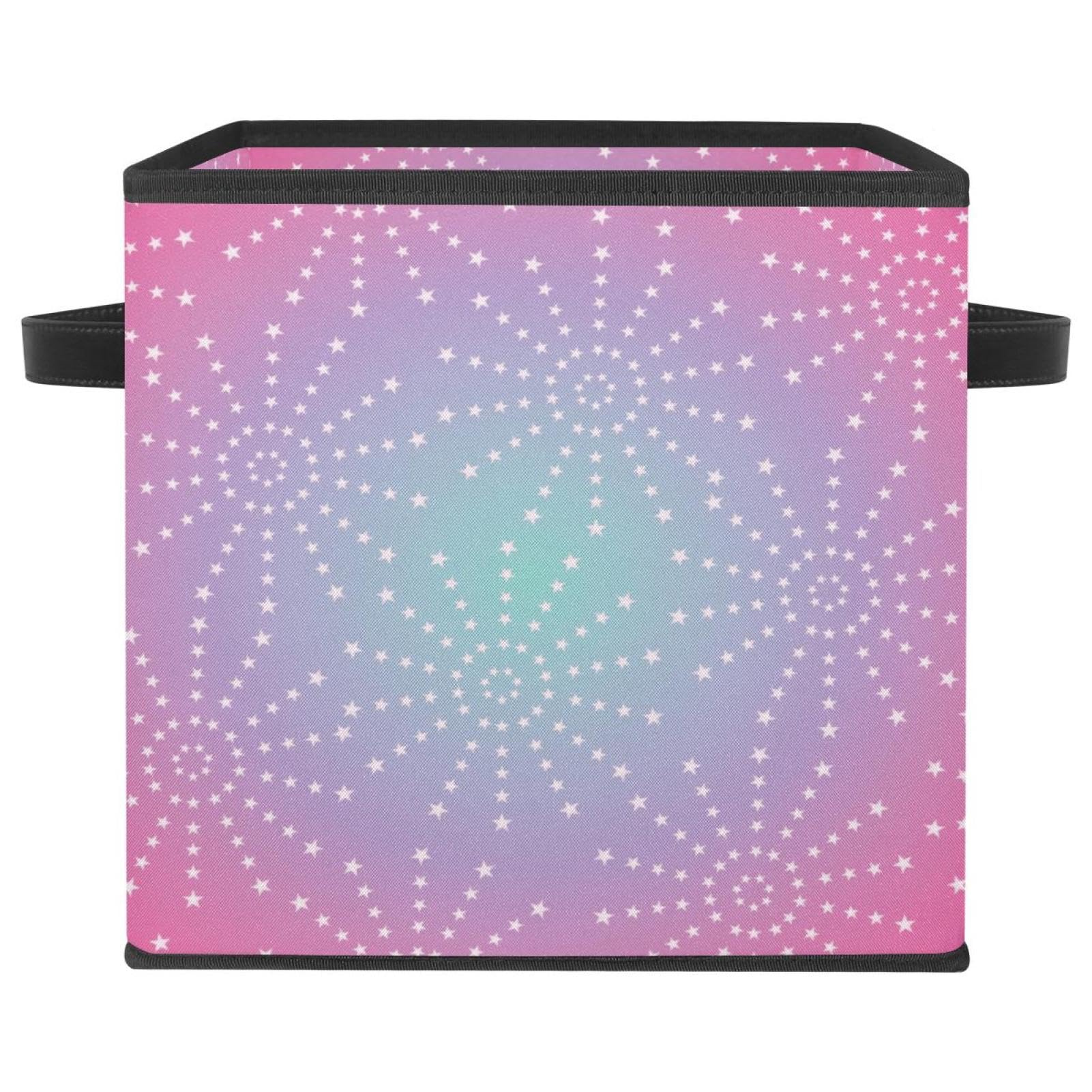 Boîte de rangement pliable tissu cube pour jouets vêtements livres et maison