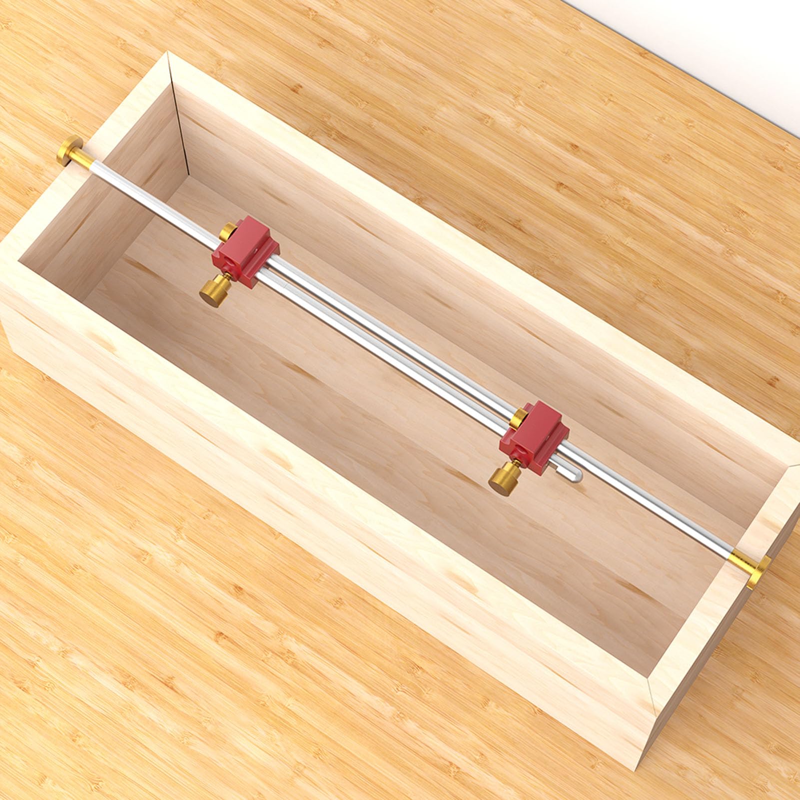 Ausla Tracciatore per la Lavorazione del Legno, Righello Modulare 3 in 1 per la Misurazione dell'angolo e la Marcatura di Cerchi, Strumento di Layout in Lega di Alluminio con Teste di