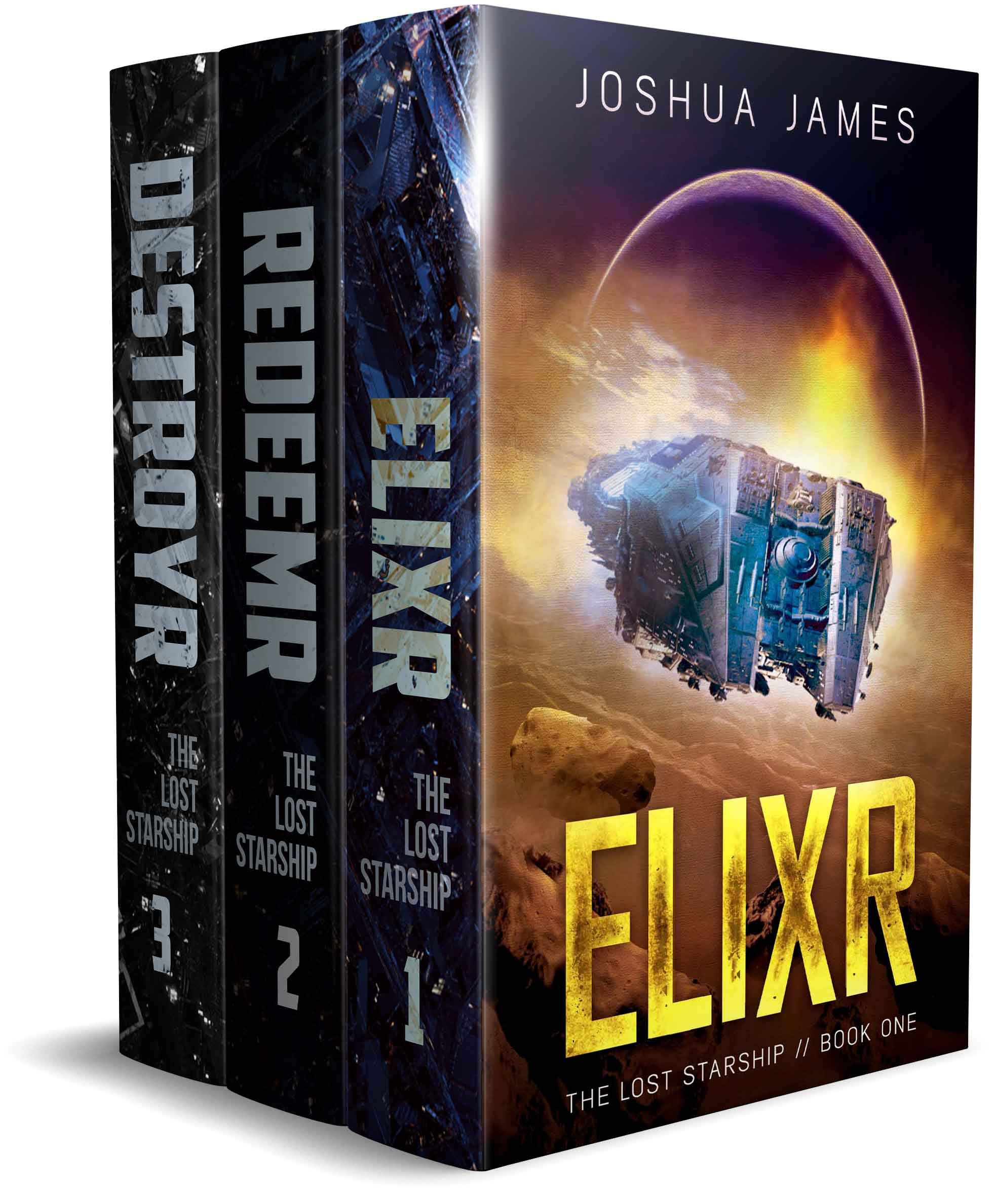 The Lost Starship: Books 1-3 Complete Saga: Elixr - Redeemr - Destroyr (Complete Series Box Sets)