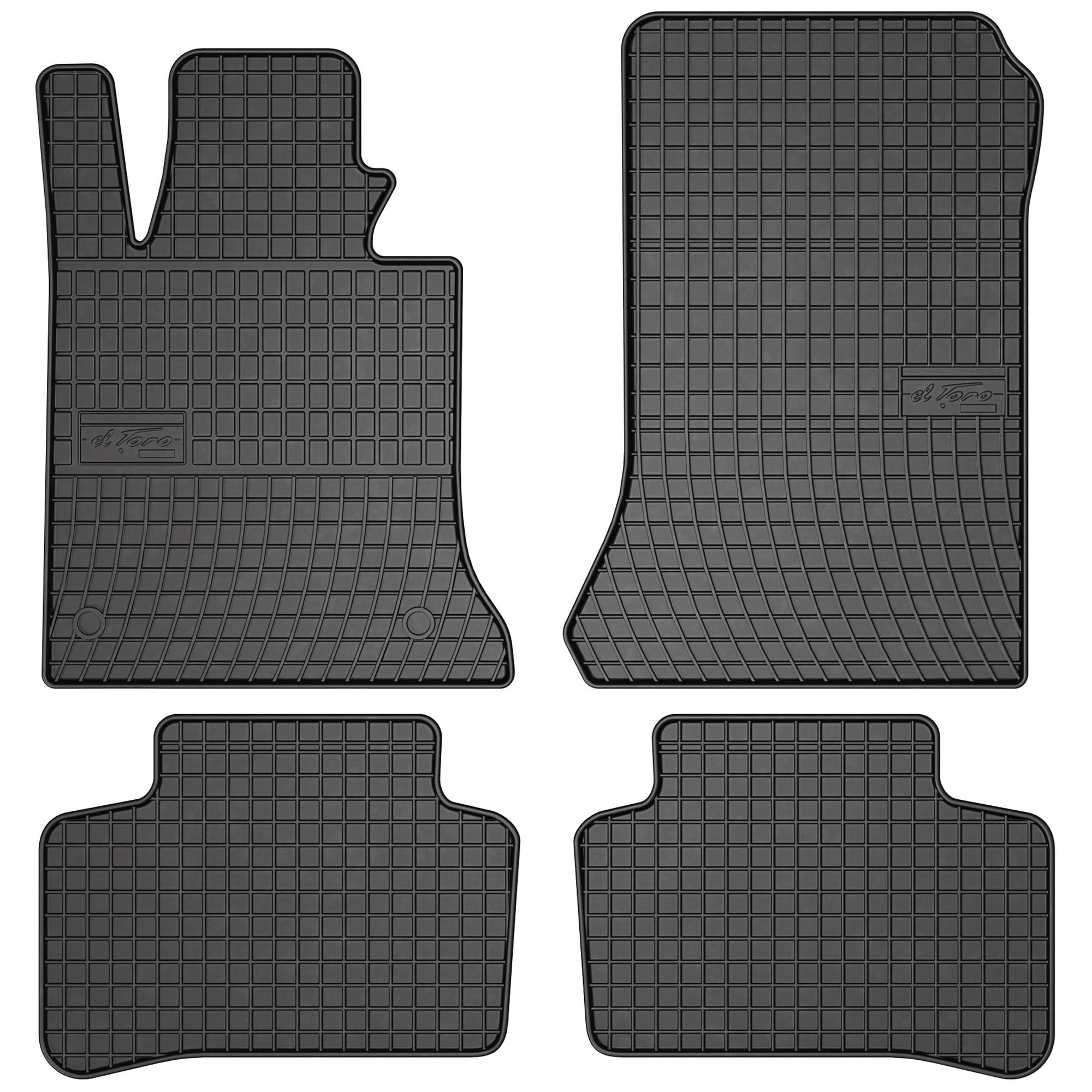 Tappetino Auto Solo Guidatore Per Nissan Micra 2010-2013 | Somer Car | Moquette Nera Su Misura Con Battitacco