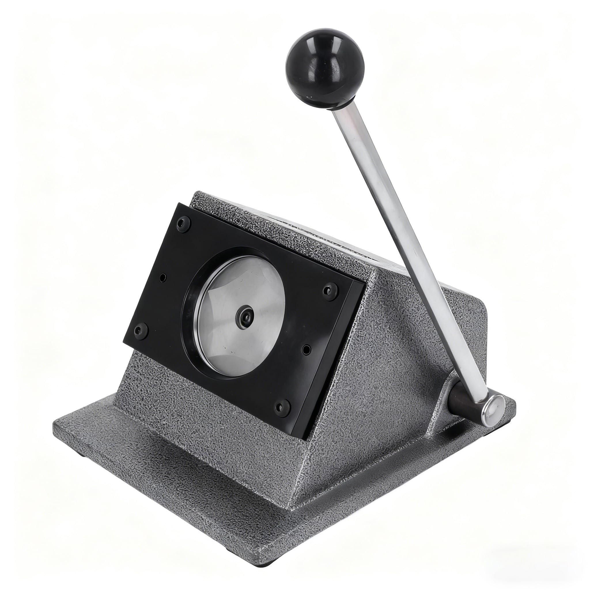 Knopf-Papierschneider, grafischer Stanzer, robuster Kreisstanzer für Bastelarbeiten, Bastelarbeiten, Karton- und Fotoausschnitte (schneidet 35 mm Layout für 25-mm-Tasten)