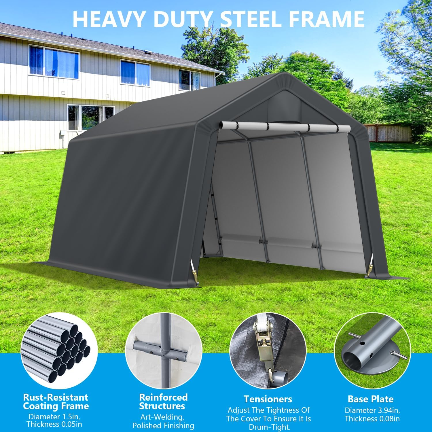 Heavy Duty Steel Frame Components