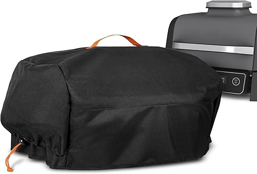 Funda para parrilla compatible con parrilla Ninja OG701 OG751 Woodfire, bolsa de accesorios para parrilla de barbacoa con asa y bolsillo interior,