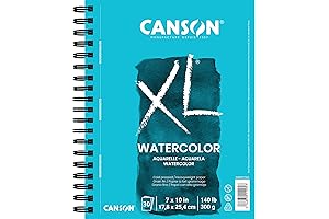 Artist's Haven: Canson XL Watercolor Notebook for Painting Dreams