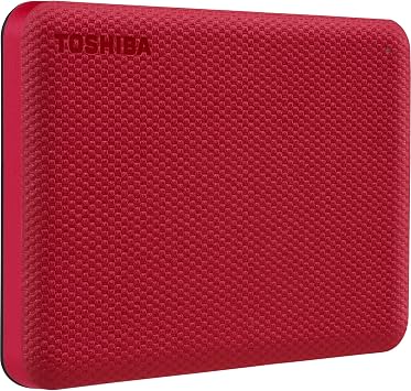 Toshiba Canvio Advance 2TB USB 3.2 Kırmızı Taşınabilir Disk